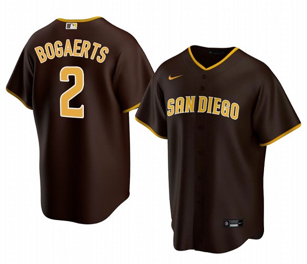 Men's Padres Jersey 2 Xander Bogaerts Stitched San Diego 