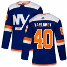 New York Islanders #40 Semyon Varlamov Blue Alternate Authentic Stitched Hockey Jersey