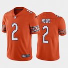 Chicago Bears #2 D.J. Moore Orange Vapor Untouchable Stitched Football Jersey