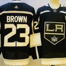 Men's Los Angeles Kings #23 Dustin Brown Black Stitched Hockey Jersey