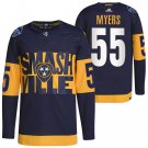 Nashville Predators #55 Philippe Myers 2022 Navy Stadium Series Breakaway Player Stitched Jersey