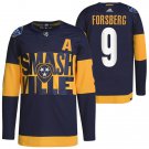 Nashville Predators #9 Filip Forsberg 2022 Navy Stadium Series Breakaway Player Stitched Jersey
