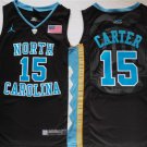North Carolina Tar Heels #15 Vince Carter Black Swingman Stitched Basketball Jersey