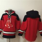 Men's Boston Red Sox Blank Ageless Must-Have Lace-Up Pullover Hoodie