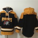 Men's Pittsburgh Pirates Blank Ageless Must-Have Lace-Up Pullover Hoodie