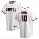 Men's Arizona Diamondbacks #10 Josh Rojas White Stitched Baseball Jersey
