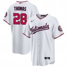 Washington Nationals #28 Lane Thomas White Stitched Baseball Jersey