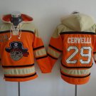 Men's Pittsburgh Pirates #29 Francisco Cervelli Orange Sawyer Hooded Sweatshirt Baseball Hoodie