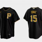 Pittsburgh Pirates #15 Oneil Cruz Black Cool Base Stitched Baseball Jersey