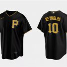 Pittsburgh Pirates #10 Bryan Reynolds Black Cool Base Stitched Baseball Jersey