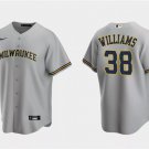 Milwaukee Brewers #38 Devin Williams Grey Cool Base Stitched Baseball Jersey