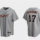 Detroit Tigers #17 Austin Meadows Grey Cool Base Stitched Baseball Jersey