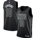 Men's Brooklyn Nets #10 Ben Simmons 2022/23 Black Statement Edition Stitched Jersey