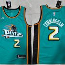 Men's Detroit Pistons #2 Cade Cunningham Blue Stitched Basketball Jersey