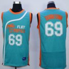 Flint Tropics #69 Downtown Teal Semi-Pro Movie Stitched Basketball Jersey
