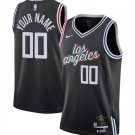 Men's Los Angeles Clippers Active Player Custom 2022/23 Black City Edition Stitched Jersey