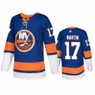 Men's New York Islanders #17 Matt Martin Royal Stitched Hockey Jersey
