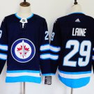 Men's Winnipeg Jets #29 Patrik Laine Navy Stitched Hockey Jersey