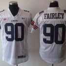 Men's Auburn Tigers #90 Fairley White Stitched Jersey