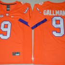Men's Clemson Tigers #9 Wayne Gallman II Orange Limited Stitched Jersey