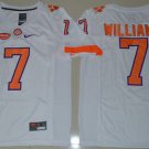Men's Clemson Tigers #7 Mike Williams White Limited Stitched Jersey