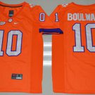 Men's Clemson Tigers #10 Ben Boulware Orange Limited Stitched Jersey