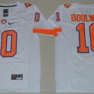 Men's Clemson Tigers #10 Ben Boulware White Limited Stitched Jersey