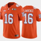Men's Clemson Tigers #16 Trevor Lawrence Orange 2020 National Championship Stitched Football Jersey