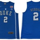 Men's Duke Blue Devils #2 Cameron Reddish Blue Basketball Elite Stitched College Jersey