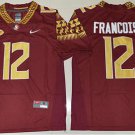 Men's Florida State Seminoles #12 Deondre Francois Red Stitched Limited Stitched Limited Jersey