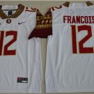 Men's Florida State Seminoles #12 Deondre Francois White Limited Stitched Jersey