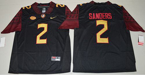 Men's Florida State Seminoles ACTIVE PLAYER Custom Black Limited Stitched Jersey