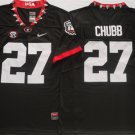 Men’s Georgia Bulldogs #27 CHUBB Black College Football Stitched Jersey