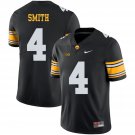 Men's Iowa Hawkeyes #4 Nathan Stanley Black College Football Jersey