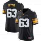 Men's Iowa Hawkeyes #63 Austin Blythe Black College Football Jersey