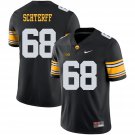 Men's Iowa Hawkeyes #68 Brandon Scherff Black College Football Jersey
