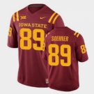 Men's Iowa State Cyclones #89 Dylan Soehner College Football Cardinal Replica Jersey