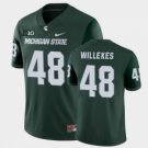 Men Michigan State Spartans #48 Kenny Willekes College Football Green Stitched Jersey