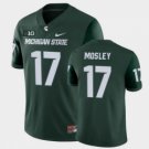 Men Michigan State Spartans #17 Tre Mosley College Football Green Stitched Jersey