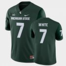 Men Michigan State Spartans #7 Ricky White College Football Green Stitched Jersey