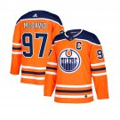 Men's Edmonton Oilers #97 Connor McDavid Orange Home Authentic Stitched Hockey Jersey