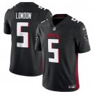 Atlanta Falcons #5 Drake London Black 2023 F.U.S.E. Vapor Untouchable Limited Stitched Jersey