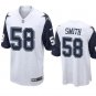 Dallas Cowboys #58 Mazi Smith White Thanksgiving Stitched Football Jersey