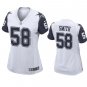 Dallas Cowboys #58 Mazi Smith White Thanksgiving Stitched Football Jersey