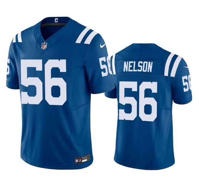 Indianapolis Colts #56 Quenton Nelson Blue 2023 F.U.S.E Vapor ...