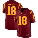 Men's USC Trojans #18 JT Daniels Red College Football Jersey