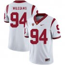 Men's USC Trojans #94 Leonard Williams White College Football Jersey