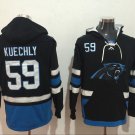 Men's Carolina Panthers #59 Luke Kuechly Black All Stitched Hoodie Sweatshirt Jersey