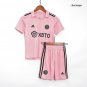 Youth's Inter Miami CF 2022 #10 Lionel Messi Pink The Heart Beat Kit Soccer Jersey