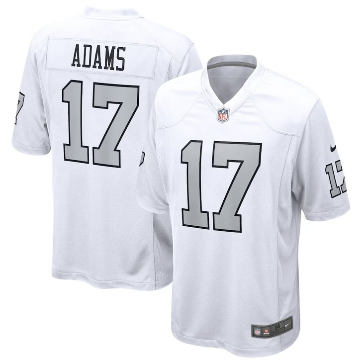 Las Vegas Raiders #17 Davante Adams White Color Rush Limited Stitched ...